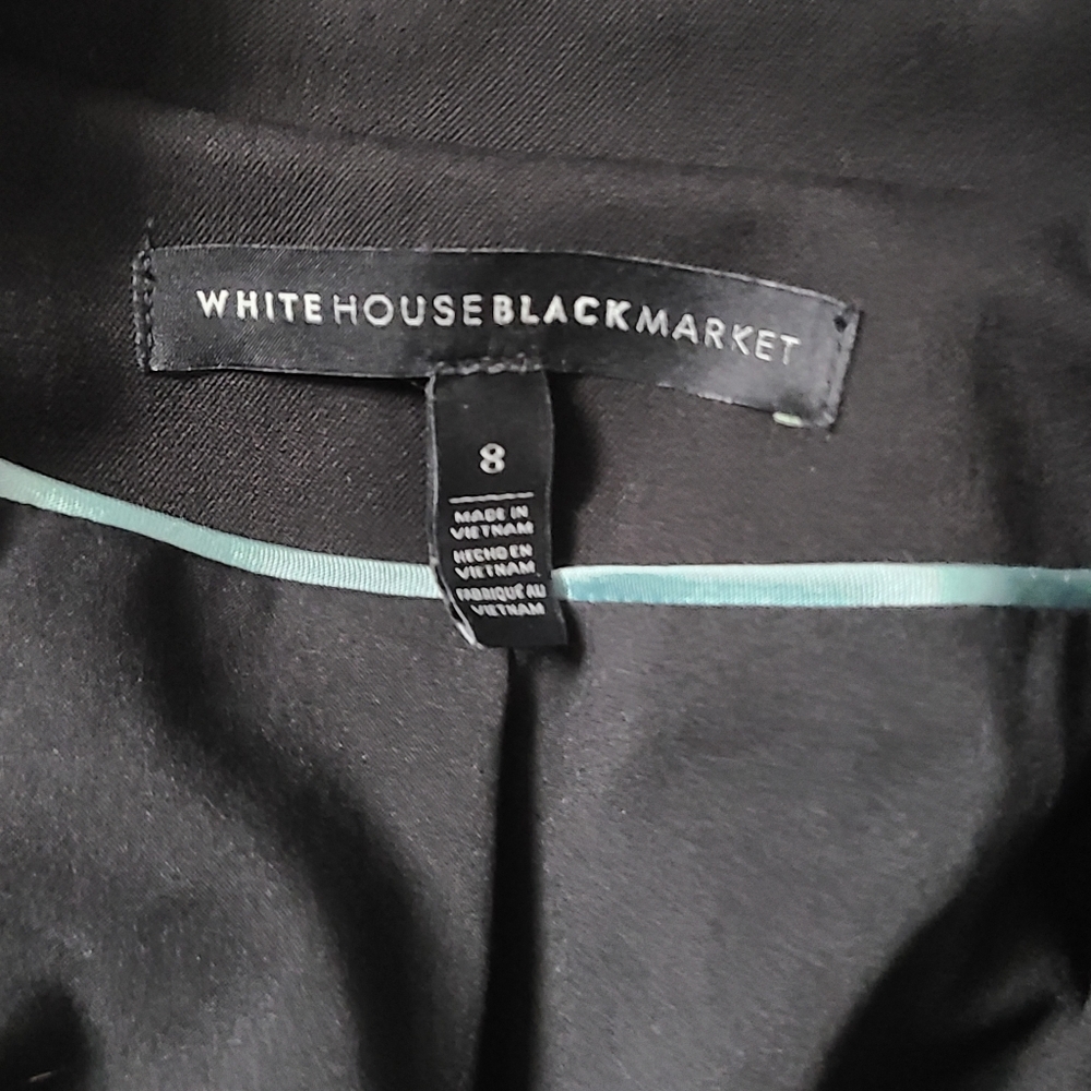 Whbm Back Notch Collar Single Button Blazer - image 7